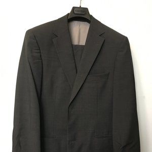 HUGO BOSS Charcoal Grey Suit 40s ~ Pasolini Cut